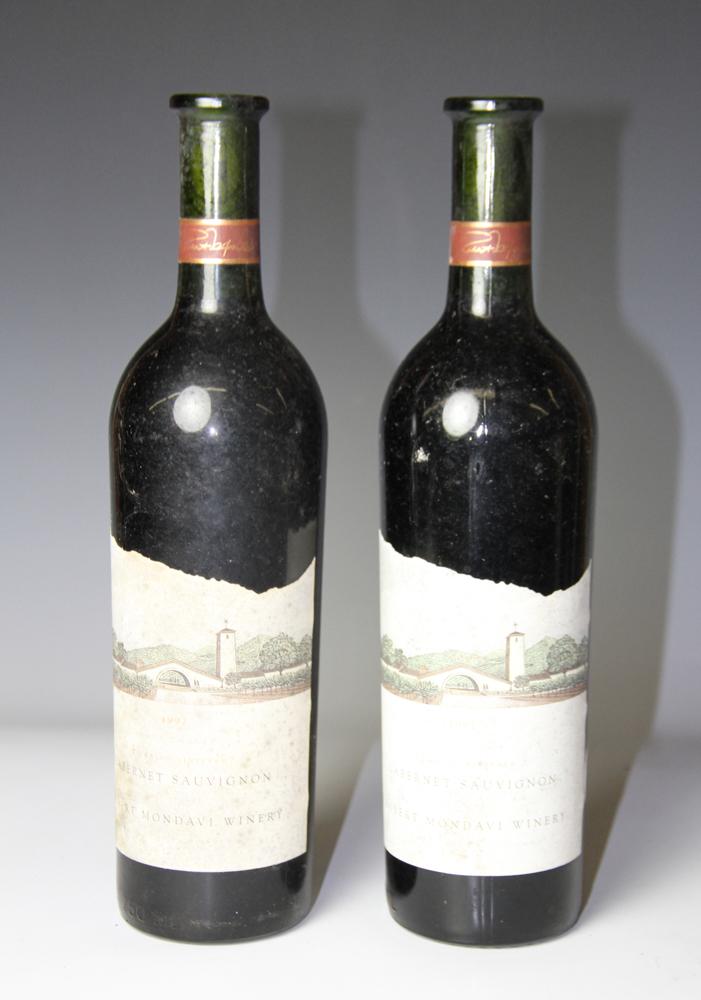 1997 Robert Mondavi Winery To Kalon Cabernet Sauvignon: 1997 Robert Mondavi Winery To Kalon Cabernet Sauvignon, 750ml, two (2) bottles total. Stored in climate-controlled wine cellar. Provenance: Pier 4 Anthony Athanas collection of vintage wines.