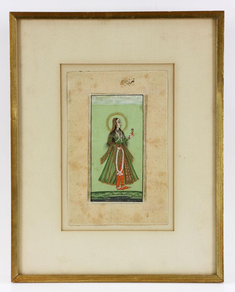 18th C. Indian Portrait of Nur Jahan (1 of 5)