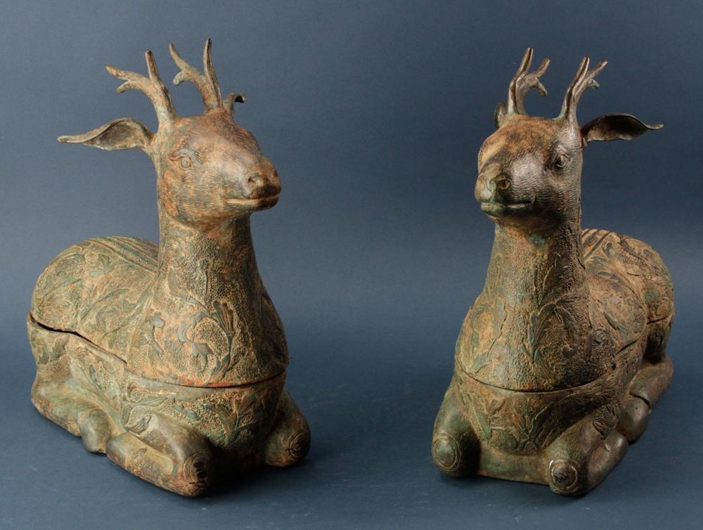 Chinese Bronze Covered Reindeer (1 of 15)