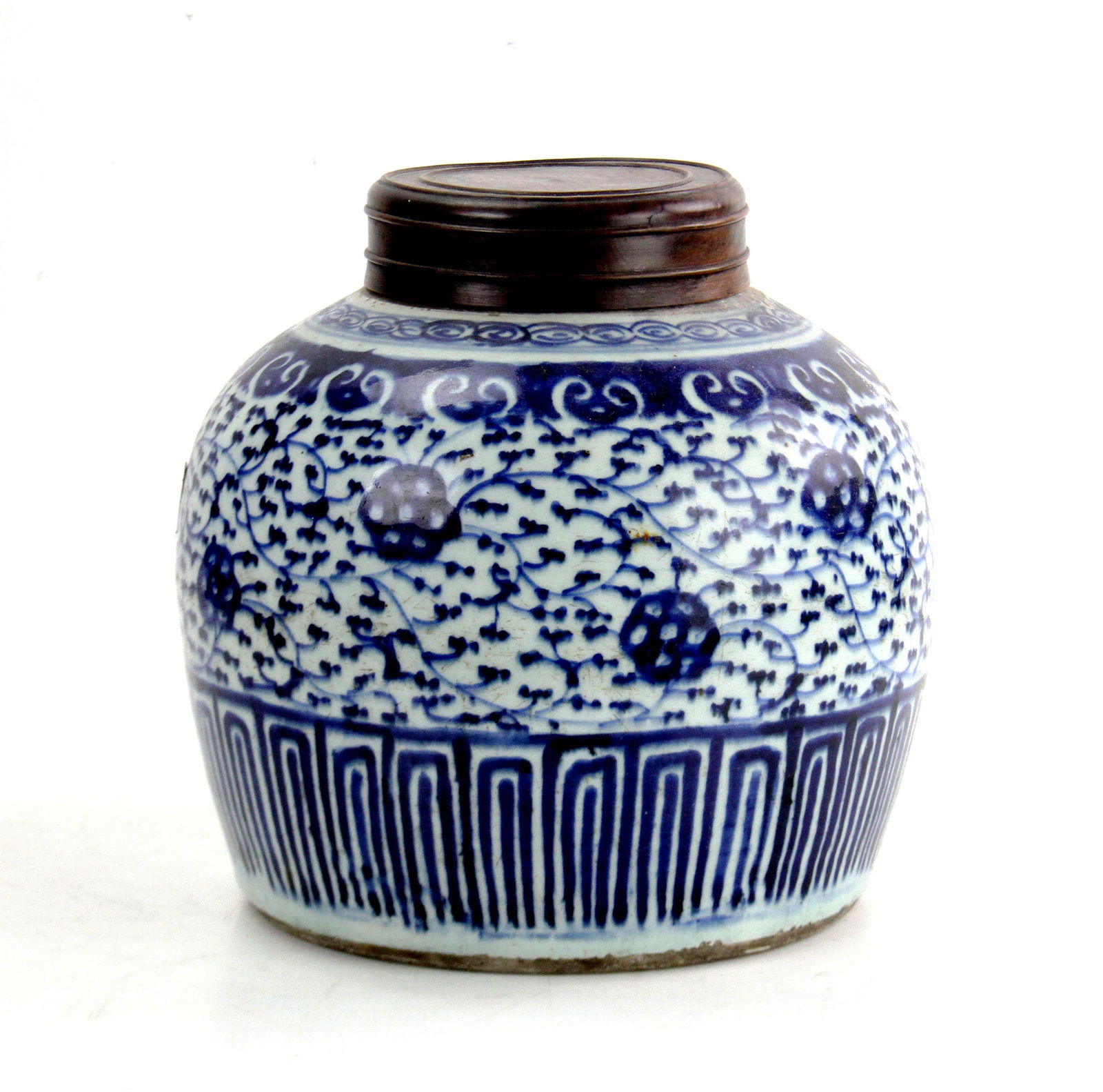 19thC Chinese Ginger Jar (1 of 2)