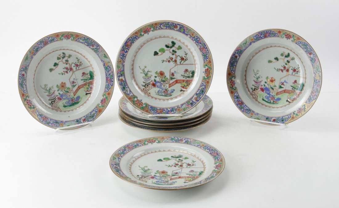 Chinese Export Plates and Bowls (1 of 6)