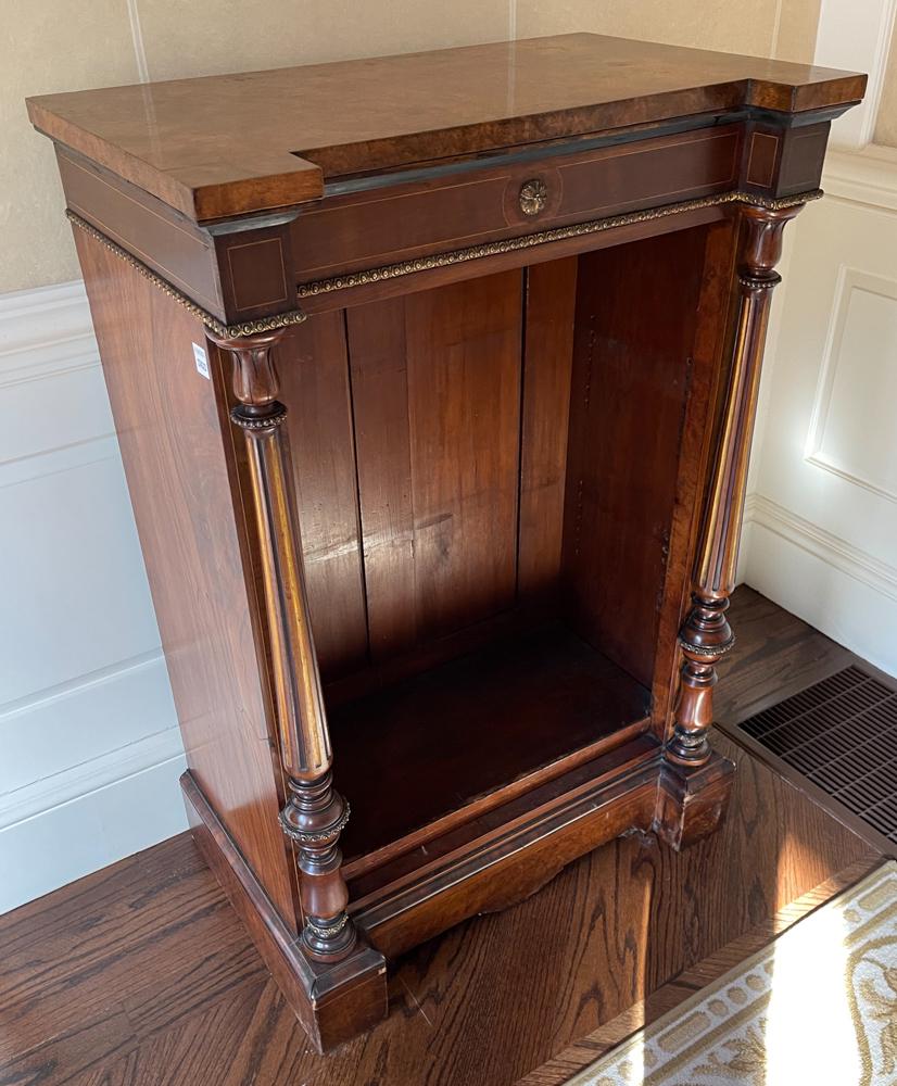 English Regency Burlwood Bookcase (1 of 8)