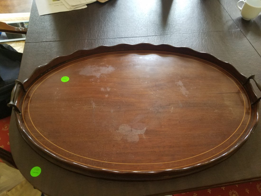 Georgian Mahogany Serving Tray (1 of 1)