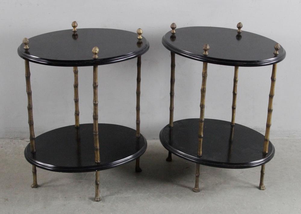 Pair of Oval Occasional Tables (1 of 6)