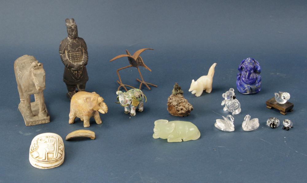 Group of Jade, Lapis, Crystal Miniatures (1 of 13)