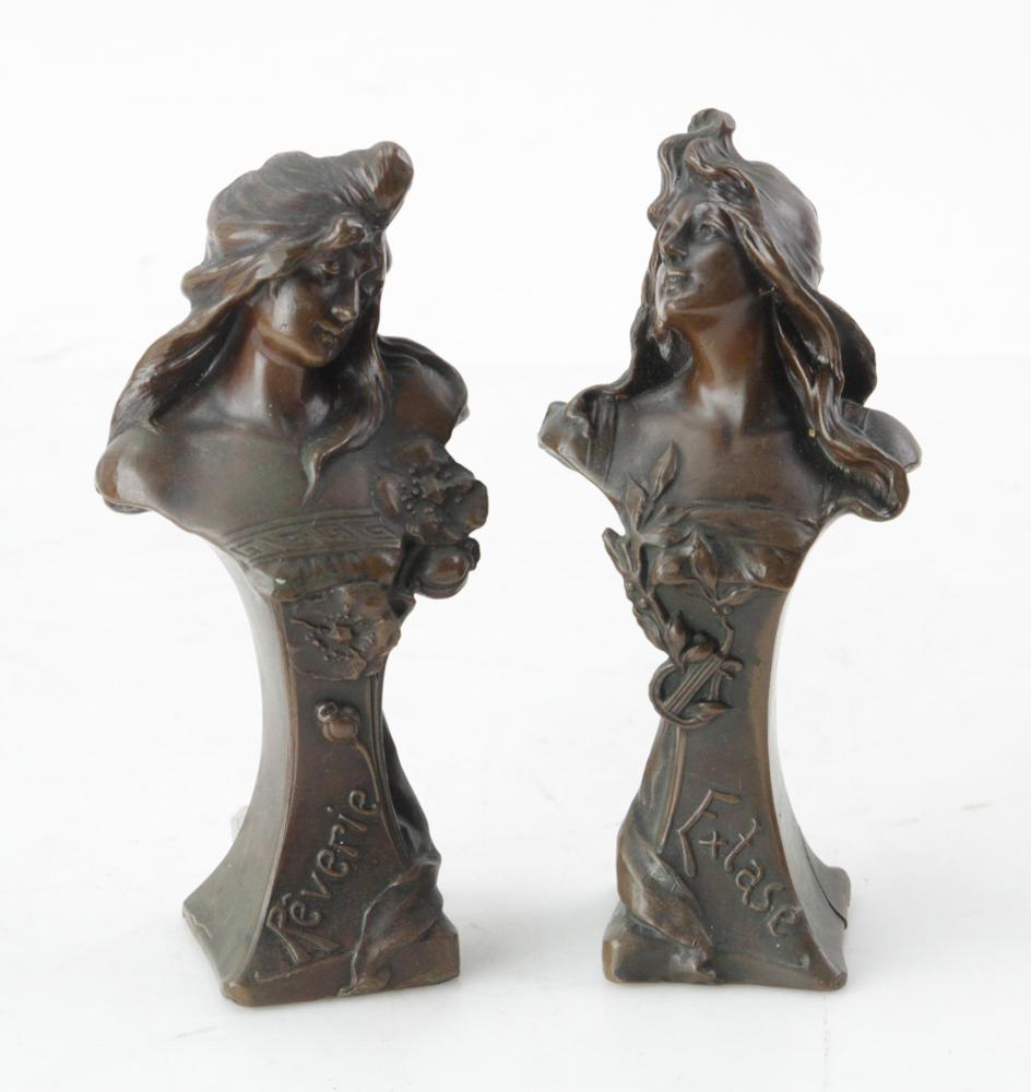 Reverie and Extase, Art Nouveau Statues (1 of 11)