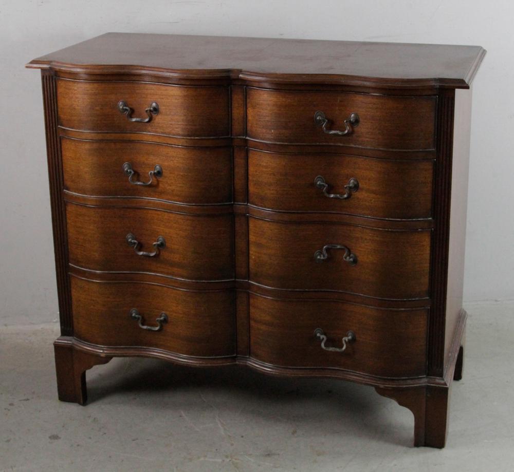 Beacon Hill Chippendale Style Mahogany Chest: Beacon Hill Chippendale-style mahogany chest, 36" H x 42" W x 19" D. Provenance: West Palm Beach, Florida estate.