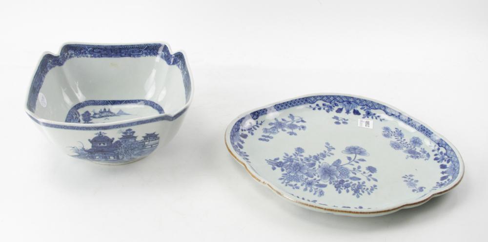 Chinese Canton Bowl and Tray (1 of 11)