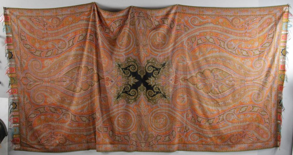 Antique Paisley Tablecloth (1 of 3)