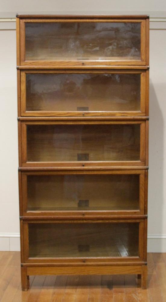 Oak 5-Stack Bookcase (1 of 10)