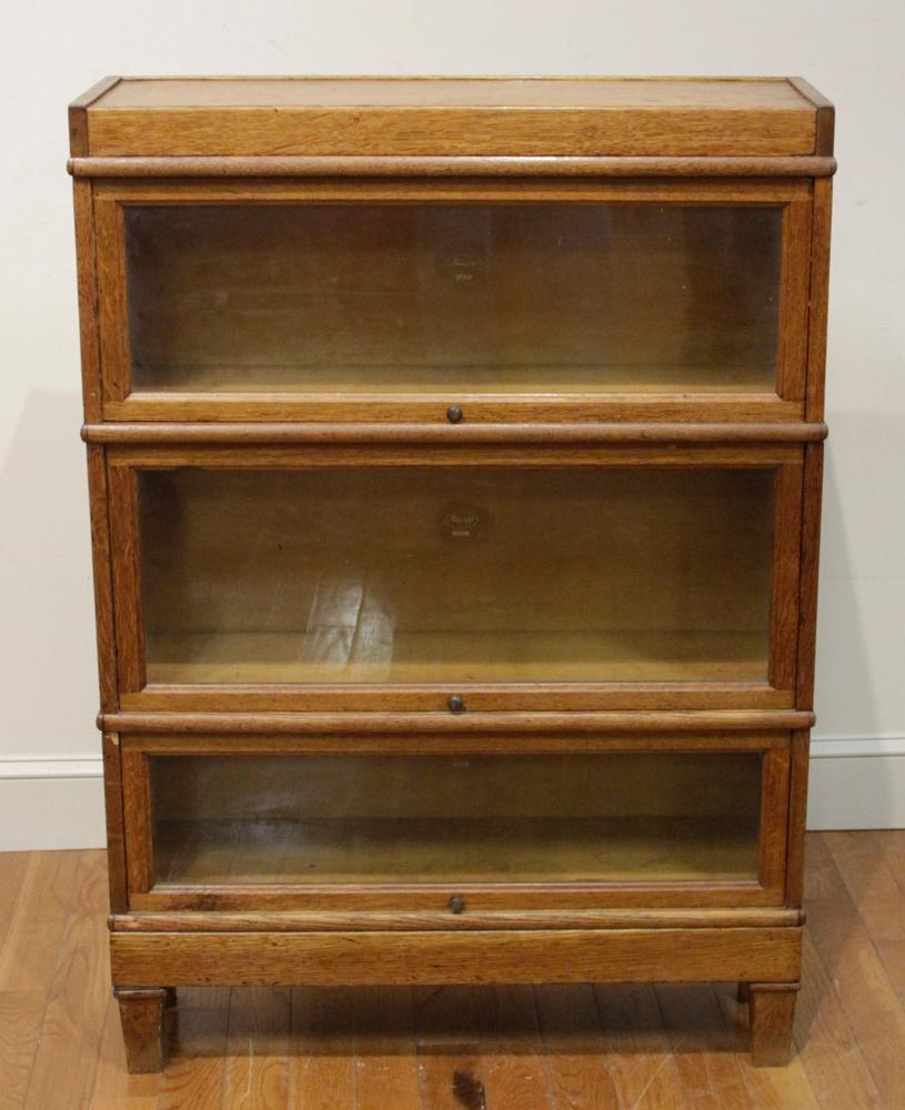 Oak 3-Stack Bookcase (1 of 9)