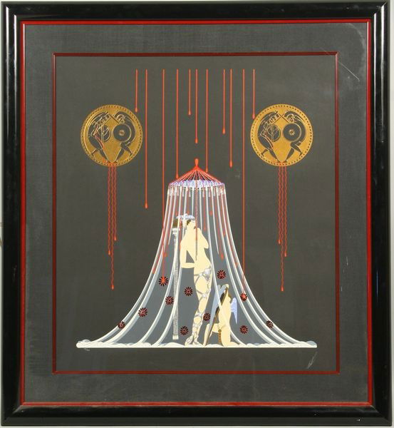 Erté (romain De Tirtoff), "Helen of Troy", Serigr: Erté (romain De Tirtoff) (American/Russian, 1892-1990), "Helen of Troy", serigraph with foil stamping, signed lower right in pencil, marked "176/300" lower left, 35 3/4" x 31 1/3", 43" x 39 1/2" in f