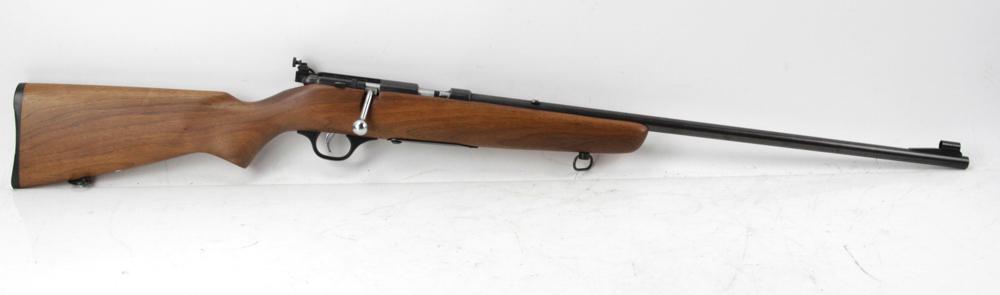 Marlin Fire Arms 22 Caliber Rifle: Rifle, Marlin Fire Arms, Model 80-DL, 22 caliber, 43" L. Provenance: South Hamilton, Massachusetts estate. PLEASE NOTE: A valid firearms license is required to purchase firearms in Massachusetts and m