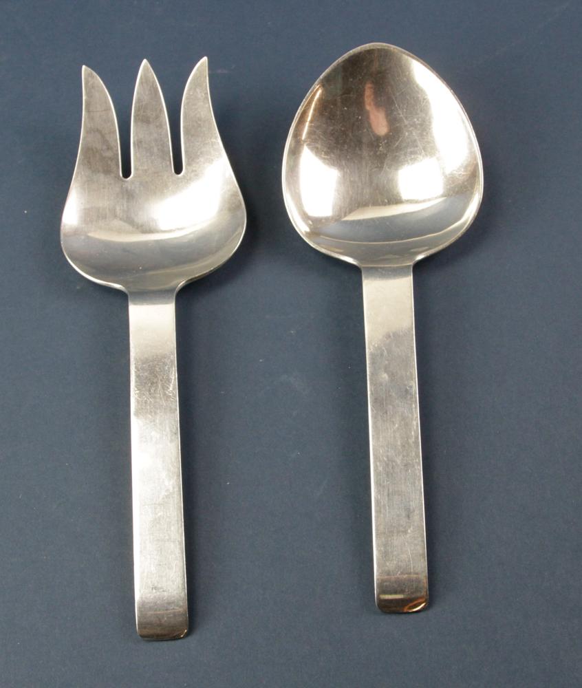 Porter Blanchard Sterling Salad Servers (1 of 5)