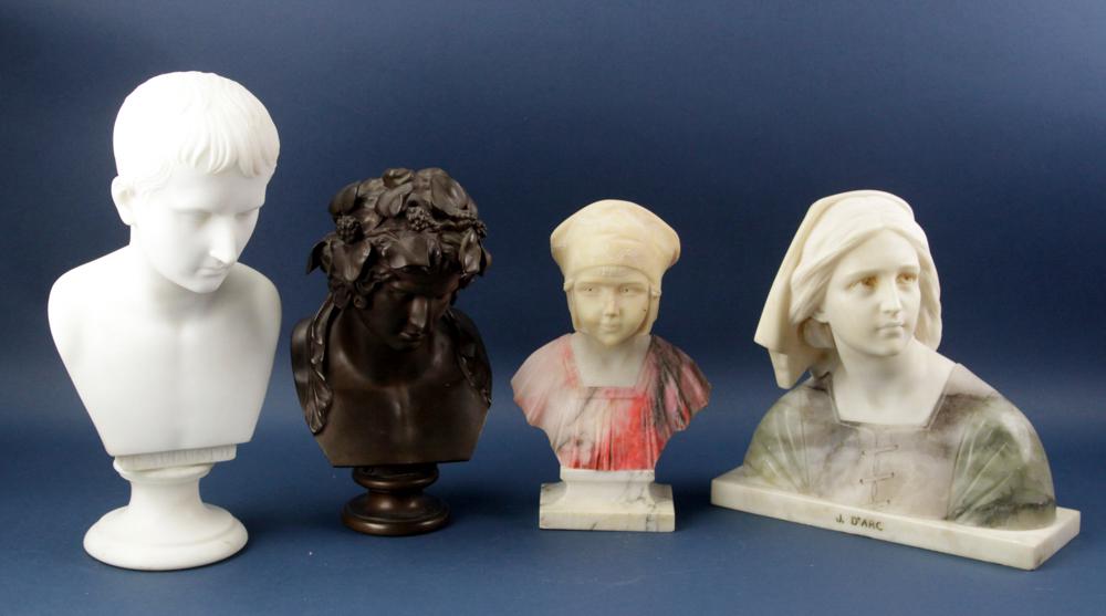 Group of Bronze and Marble Busts (1 of 12)