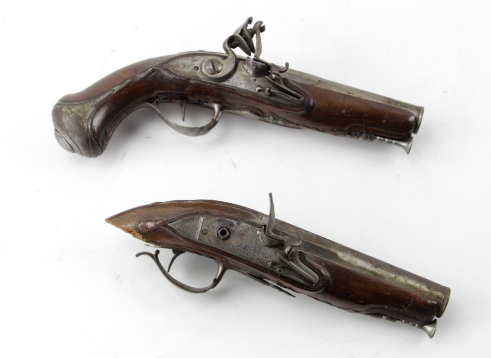 Pair of 18thC French Pistols (1 of 16)