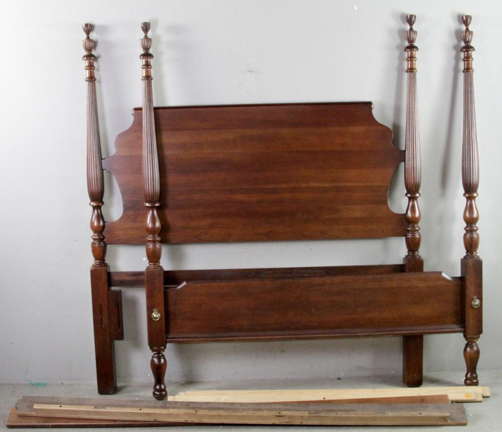 Custom Federal Style Mahogany Bed (1 of 5)