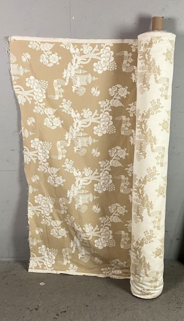 Large Bolt of Cream-Colored Fabric (1 of 6)