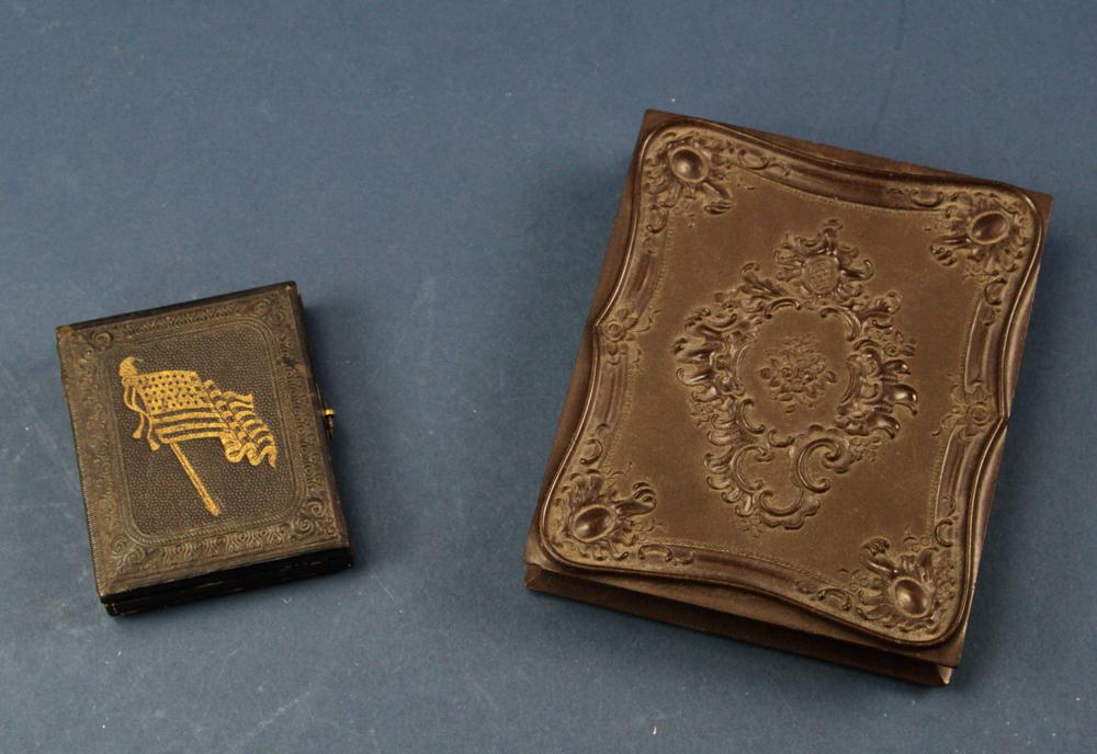 Two Daguerreotypes, Civil War Soldier, Couple (1 of 5)