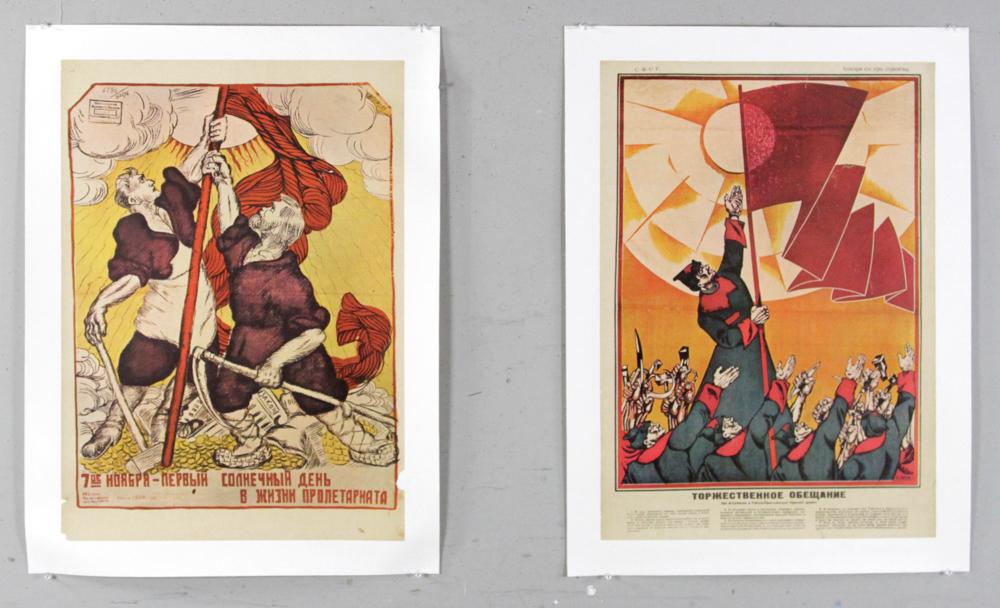 Two C1920s Soviet Posters (1 of 8)