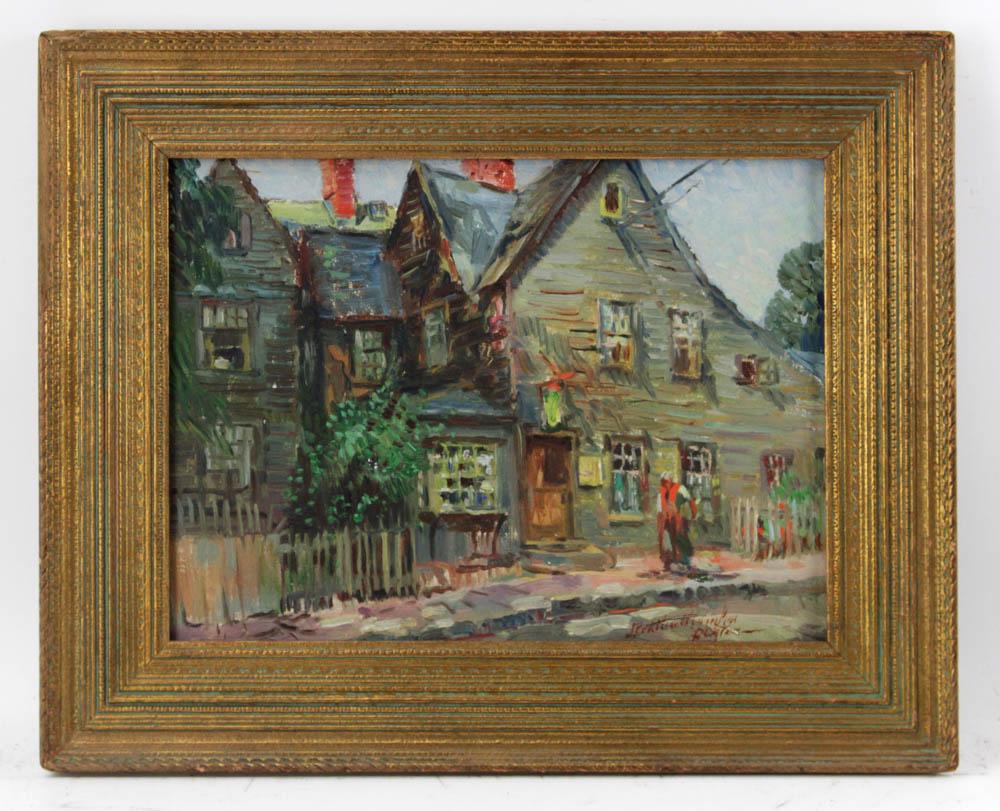Bertha Menzler Peyton, House of the Seven Gables (1 of 7)
