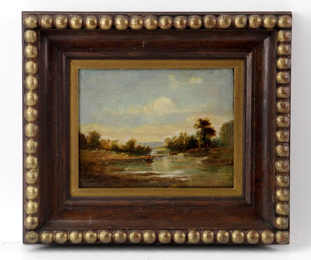 Signed John Constable, Landscape, Oil on Panel (1 of 6)
