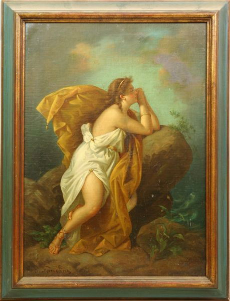 Fangani, Portrait of a Woman, O/C: E. Fangani, portrait of a woman in a robe, oil on board, signed, 24 1/2" x 18".