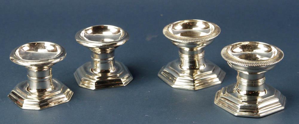 19thC Dutch Silver Pedestal Salts (1 of 7)