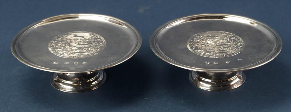 Pair of Early English Silver Compotes, William Darker (1 of 5)