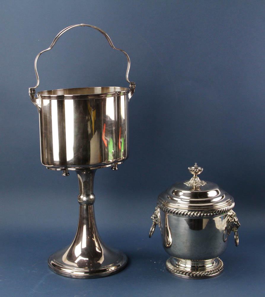 Two Silverplate Ice Buckets (1 of 8)