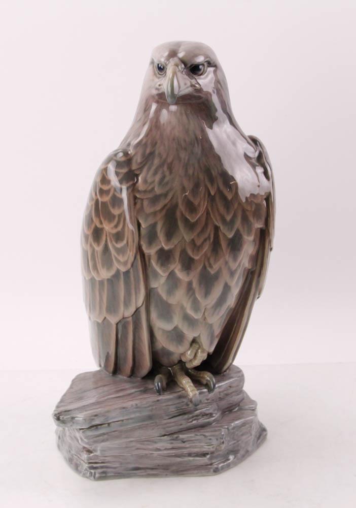 Large Bing and Grondahl Figure of Hawk or Falcon (1 of 7)