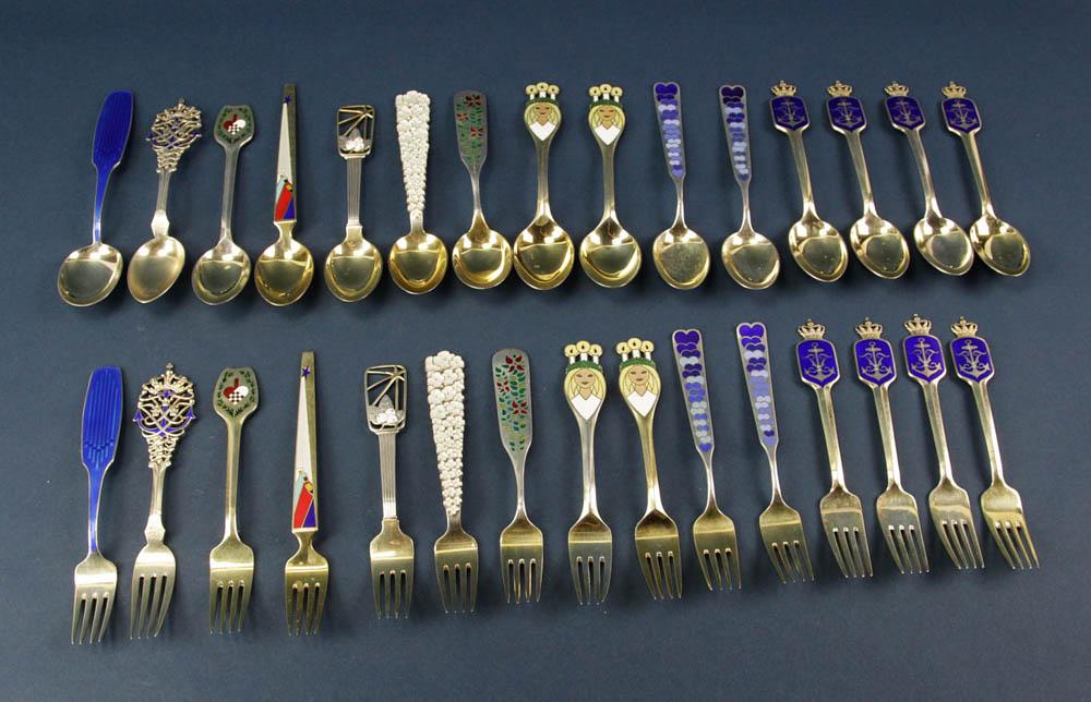 Danish Sterling and Silver Flatware by Michelsen (1 of 10)