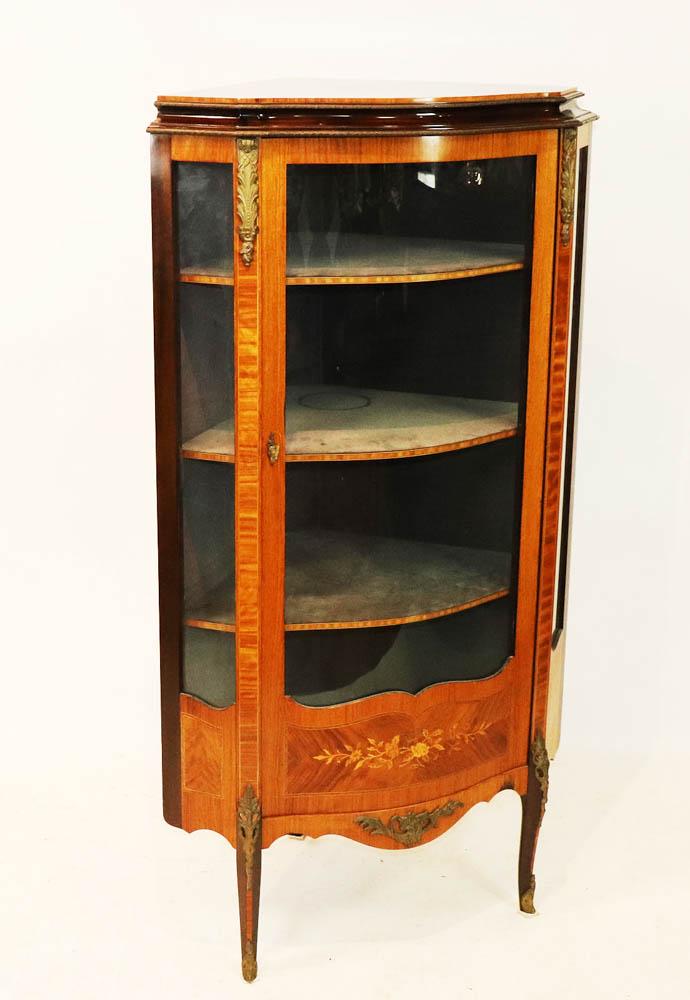Antique French Louis XVI-style Corner Cabinet (1 of 6)