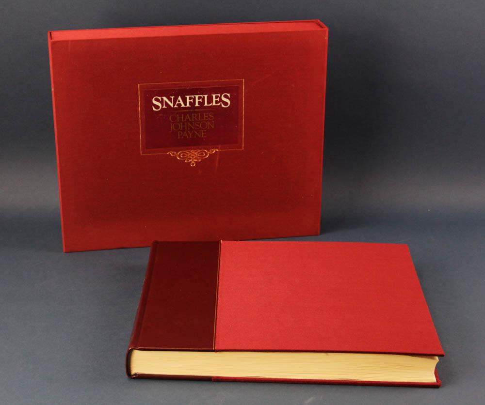 Folio of Color Prints, Charles Snaffles Payne: Folio, "Snaffles, Charles Johnson Payne, Being a Selection of His Hunting and Racing Prints", New Zealand Millwood Press, Wellington, 1983, oblong folio, editioned No. 208 of 750, printed letter from