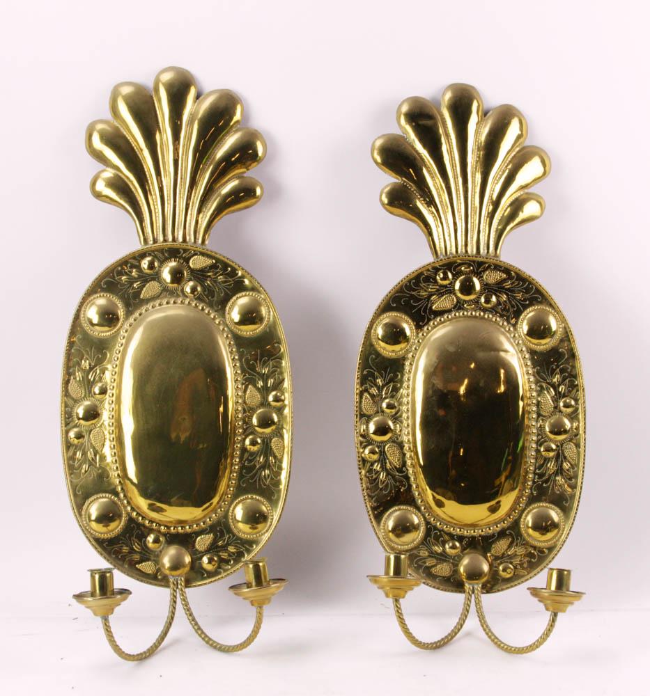 Pair of Antique Scandinavian Wall Sconces (1 of 7)