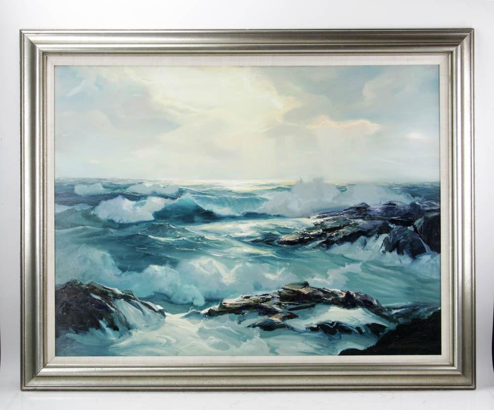 Philip Shumaker, Morning Light, Oil on Board (1 of 6)