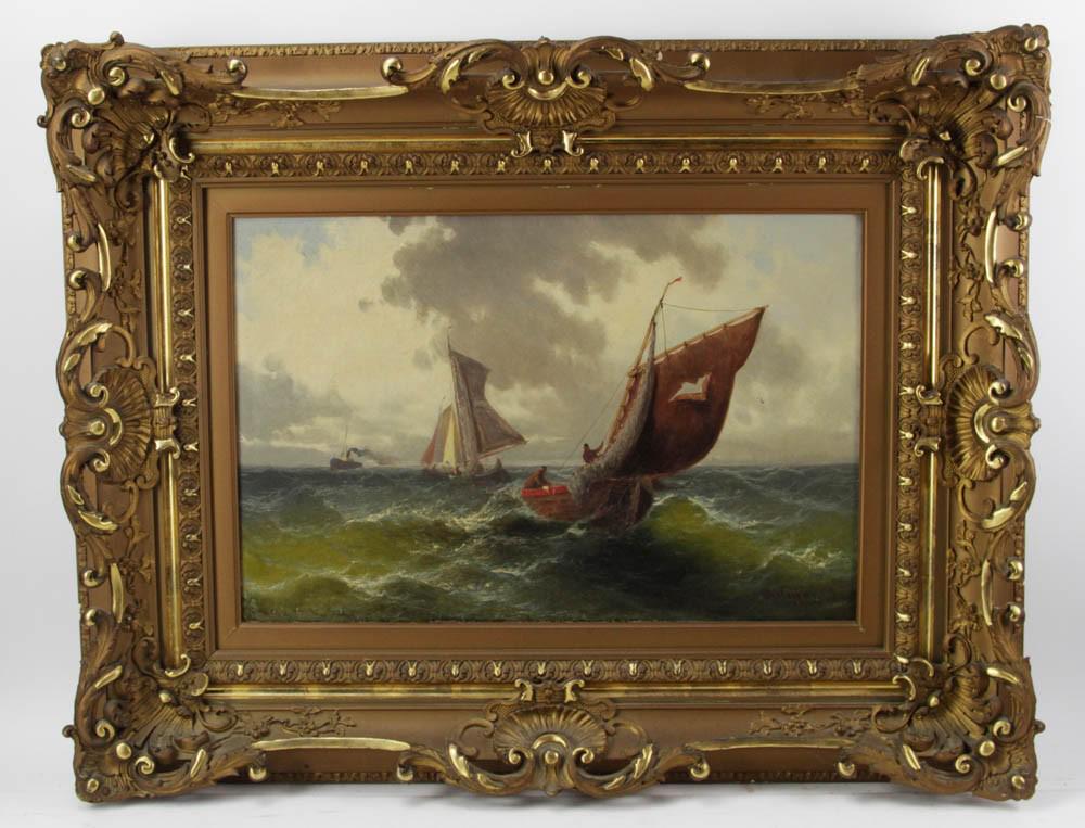 19thC Dutch School Oil on Canvas (1 of 5)