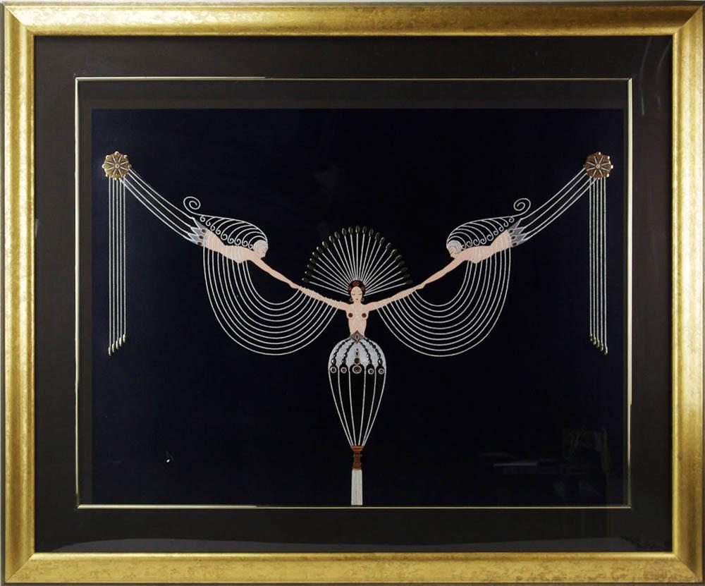 Erte, The Necklace, Serigraph (1 of 7)