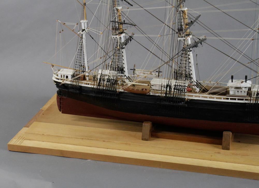 Antique Cased Ship Model (1 of 14)