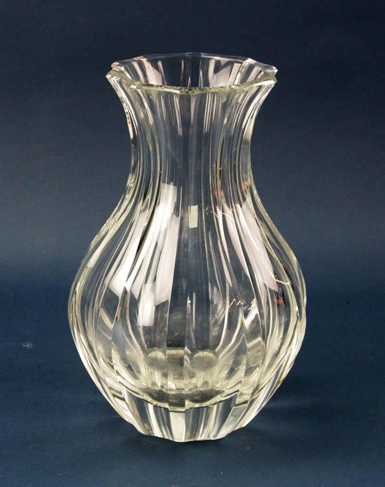 Signed St. Louis Cut Crystal Vase (1 of 8)