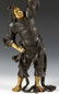 1033: Japanese 19th C. Bronze Figure - 2