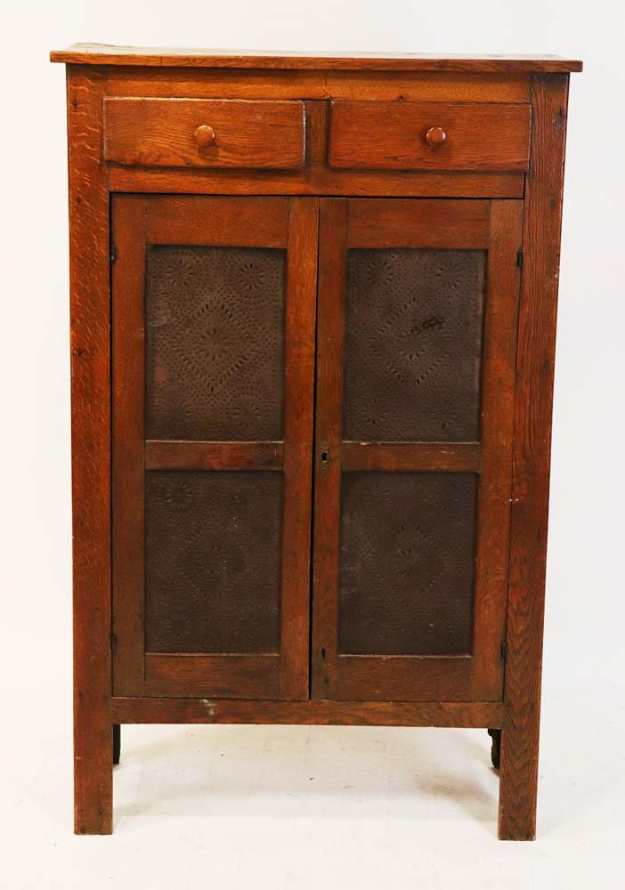 Antique Oak Pie Safe (1 of 8)