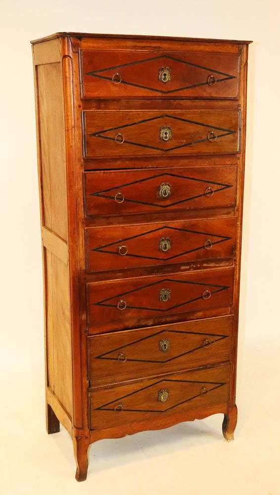 Early 19th century French 7-Drawer Chest (1 of 6)
