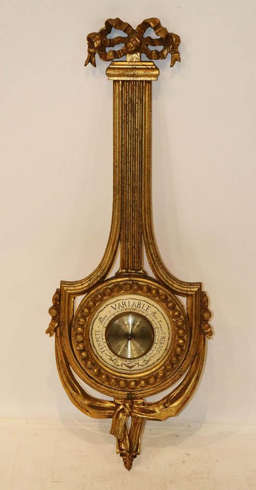 Italian Giltwood Barometer (1 of 6)