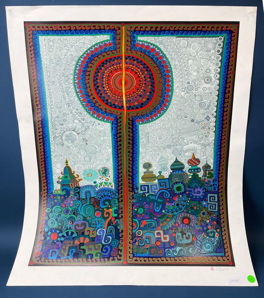 Juan Romero Fernandez, Luna Park, Serigraph (1 of 4)