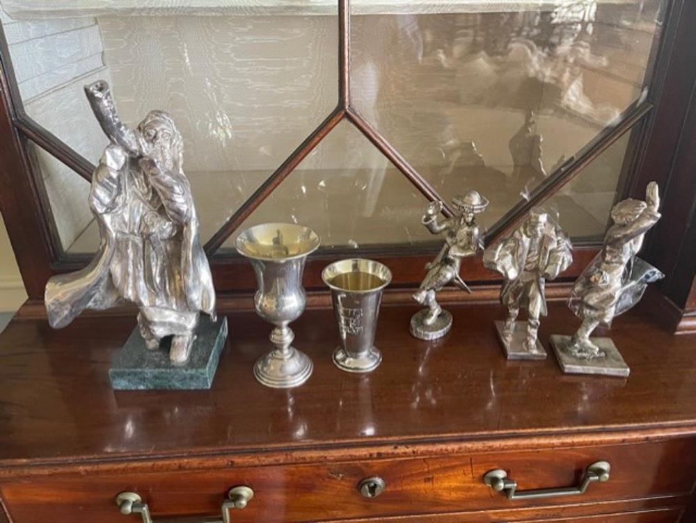 Sterling Judaica Figures, Kiddush Cups (1 of 1)