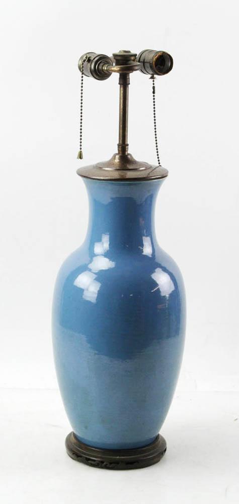 Chinese Blue Vase Lamp (1 of 4)