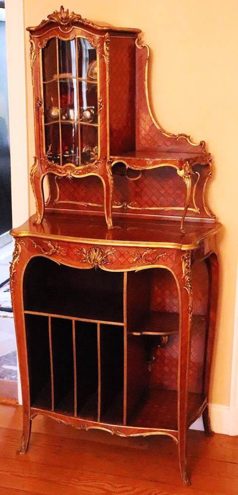 Linke Signed Curio/Music Cabinet (1 of 2)