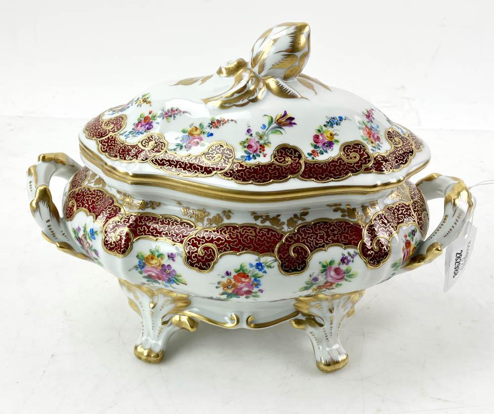 Le Tallec Limoges Hand-Painted Covered Tureen (1 of 5)