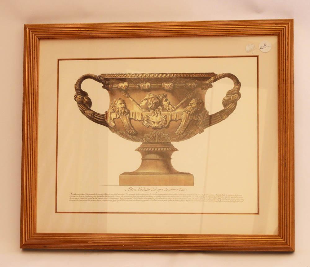 Print of Bronze Urn, Marked Piranesi (1 of 3)